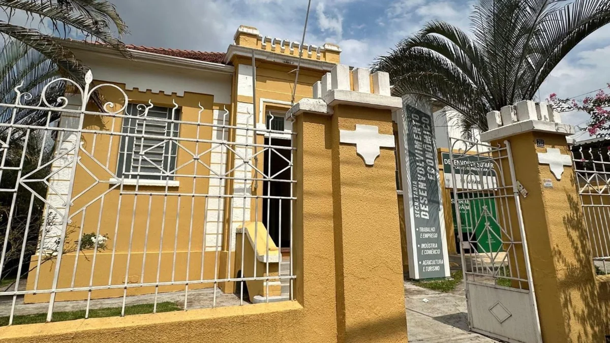 Fachada da Secretaria de Desenvolvimento Econômico e Casa do Empreendedor em Sumaré